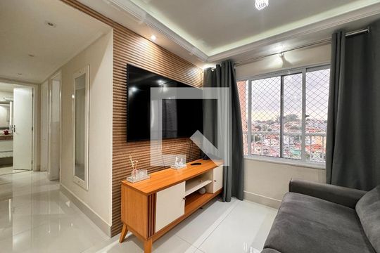 Sala de apartamento à venda com 2 quartos, 50m² em Parque Erasmo Assunção, Santo André