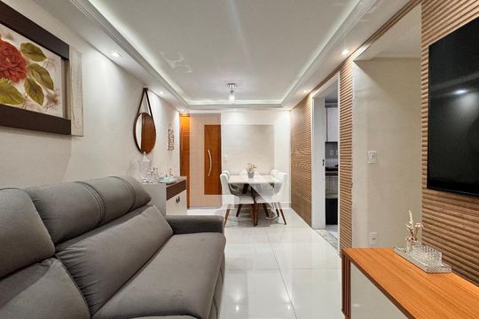 Sala de apartamento à venda com 2 quartos, 50m² em Parque Erasmo Assunção, Santo André