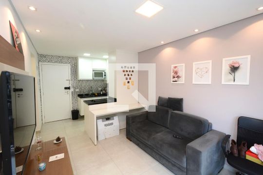 Sala de apartamento à venda com 1 quarto, 38m² em Vila Castelo, São Paulo