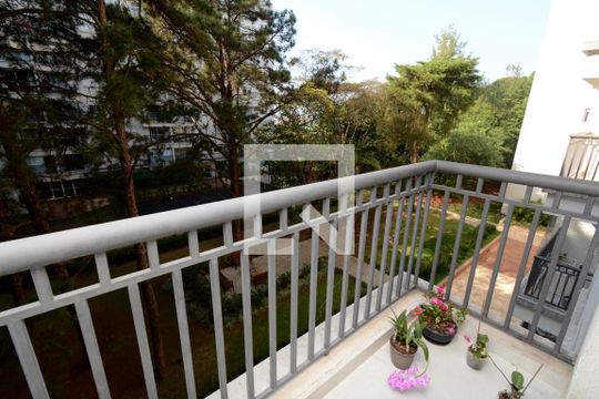 Varanda da Sala de apartamento à venda com 1 quarto, 38m² em Vila Castelo, São Paulo