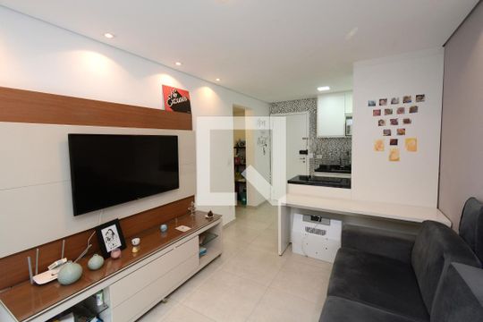 Sala de apartamento à venda com 1 quarto, 38m² em Vila Castelo, São Paulo