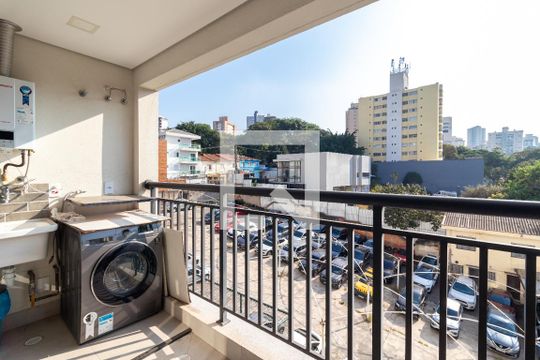 Varanda da Sala de apartamento à venda com 2 quartos, 49m² em Vila Dom Pedro Ii, São Paulo
