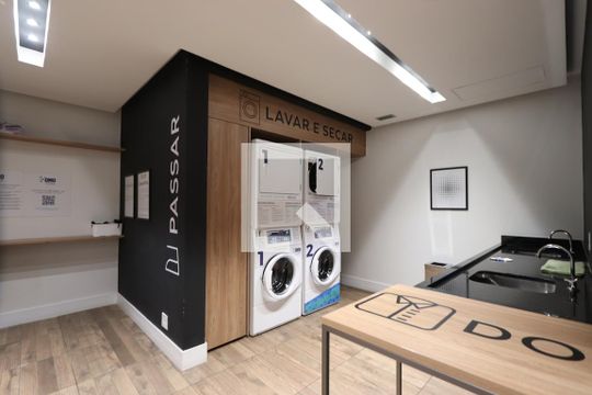 Área comum - Lavanderia de apartamento para alugar com 1 quarto, 25m² em Brás, São Paulo