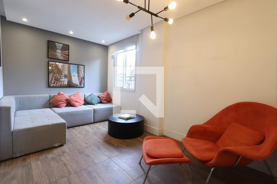 Área comum - Lobby de apartamento para alugar com 1 quarto, 25m² em Brás, São Paulo