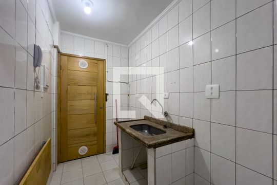 Cozinha de apartamento à venda com 1 quarto, 35m² em Liberdade, São Paulo