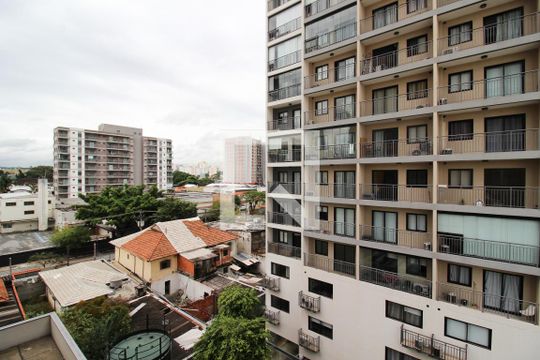 Vista de kitnet/studio para alugar com 1 quarto, 23m² em Indianópolis, São Paulo