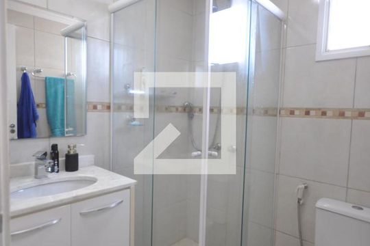 Banheiro da Suíte de apartamento à venda com 3 quartos, 63m² em Vila Guilherme, São Paulo