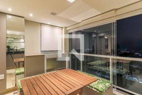 Varanda Gourmet de apartamento para alugar com 2 quartos, 69m² em Jardim Dom Bosco, São Paulo