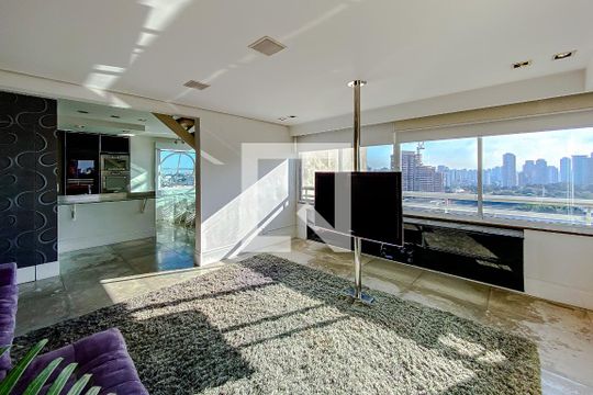 Sala de TV de apartamento à venda com 2 quartos, 132m² em Jardim Analia Franco, São Paulo