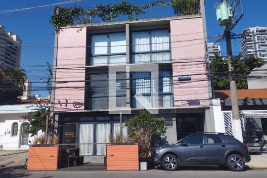 Fachada de apartamento para alugar com 1 quarto, 35m² em Brooklin, São Paulo