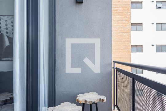 Varanda de apartamento para alugar com 1 quarto, 50m² em Pinheiros, São Paulo