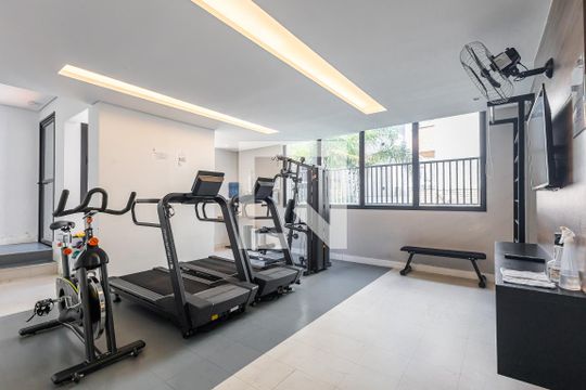 Academia de apartamento para alugar com 1 quarto, 50m² em Pinheiros, São Paulo