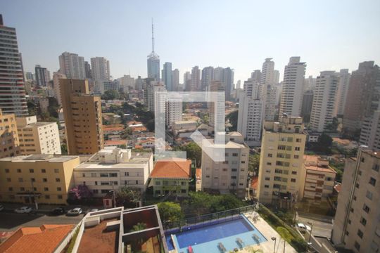 Vista da Varanda gourmet de kitnet/studio à venda com 1 quarto, 40m² em Vila Mariana, São Paulo