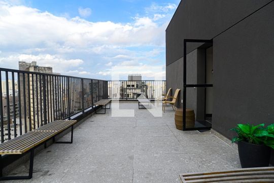 Área comum de kitnet/studio à venda com 1 quarto, 22m² em Bela Vista, São Paulo