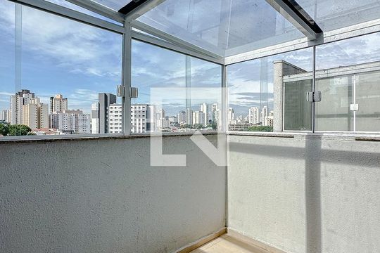 Varanda da Sala de apartamento à venda com 2 quartos, 54m² em Mooca, São Paulo