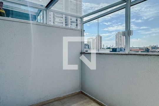Varanda da Sala de apartamento à venda com 2 quartos, 54m² em Mooca, São Paulo