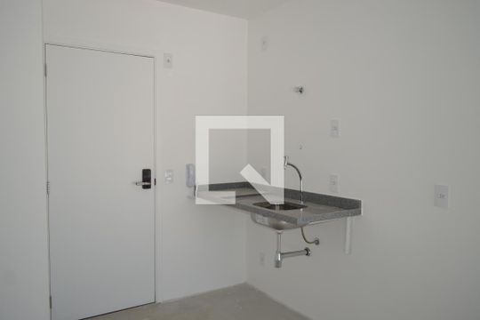 Cozinha de kitnet/studio à venda com 1 quarto, 25m² em Liberdade, São Paulo