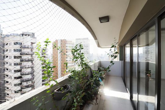 Varanda da Sala 1 de apartamento à venda com 4 quartos, 450m² em Santana, São Paulo