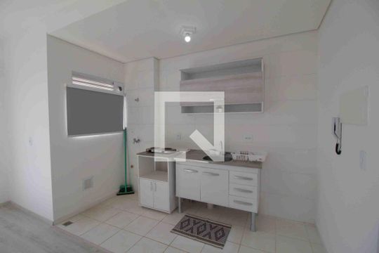 Cozinha de kitnet/studio para alugar com 1 quarto, 26m² em Jardim Betânia, Sorocaba