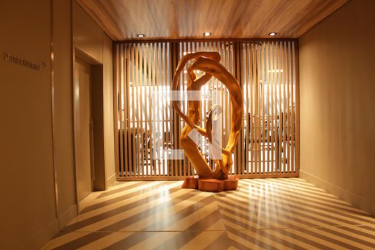 Entrada Salão de Festas de apartamento à venda com 1 quarto, 41m² em Pinheiros, São Paulo