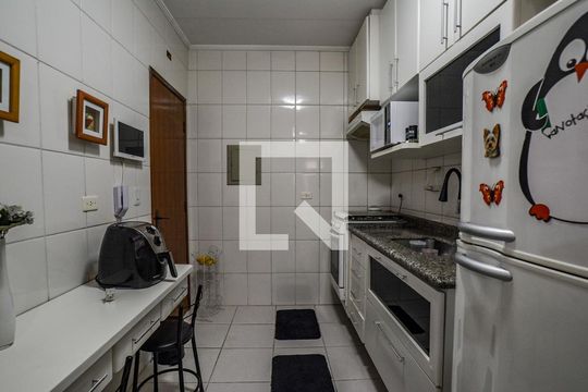 Cozinha e Área de Serviço de apartamento à venda com 2 quartos, 75m² em Vila Homero Thon, Santo André