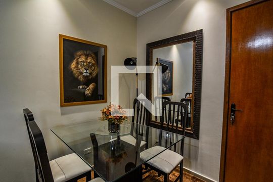 Sala de Jantar de apartamento à venda com 2 quartos, 75m² em Vila Homero Thon, Santo André
