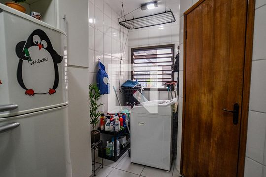 Cozinha e Área de Serviço de apartamento à venda com 2 quartos, 75m² em Vila Homero Thon, Santo André
