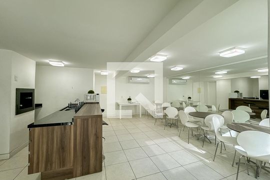 Área comum - Salão de festas de apartamento à venda com 2 quartos, 72m² em Independência, Porto Alegre
