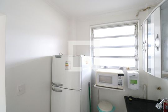 Cozinha de apartamento à venda com 1 quarto, 29m² em Barra Funda, São Paulo