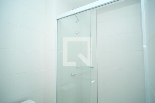 Banheiro da Suíte de apartamento à venda com 1 quarto, 24m² em Pinheiros, São Paulo