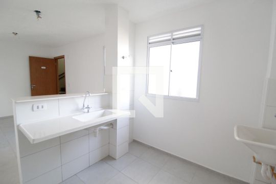 Cozinha de apartamento para alugar com 2 quartos, 45m² em Chácaras Tubalina E Quartel, Uberlândia
