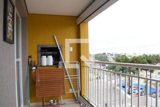 Varanda de apartamento à venda com 2 quartos, 72m² em Capão Raso, Curitiba