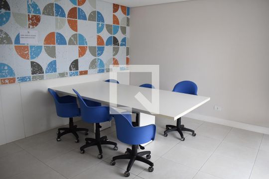 Área comum - Espaço de estudo de apartamento à venda com 2 quartos, 72m² em Capão Raso, Curitiba