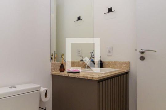 Banheiro de kitnet/studio para alugar com 1 quarto, 25m² em Vila Mariana, São Paulo