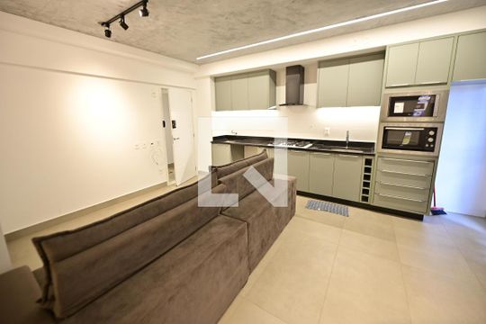 Sala de apartamento para alugar com 1 quarto, 44m² em Setor Oeste, Goiânia