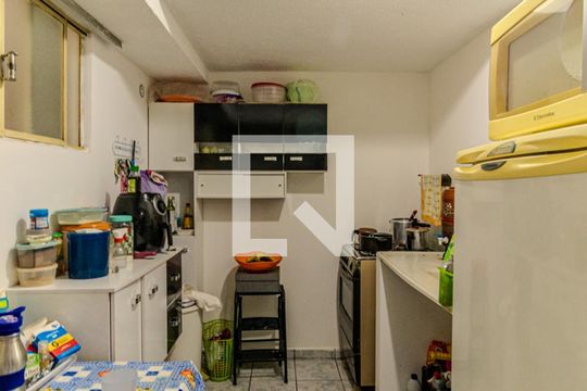 Cozinha de kitnet/studio à venda com 1 quarto, 34m² em Centro Histórico de São Paulo, São Paulo