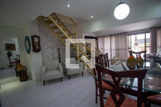 Sala de apartamento à venda com 4 quartos, 320m² em Recreio dos Bandeirantes, Rio de Janeiro