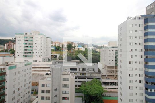 VIsta da Suite de apartamento à venda com 2 quartos, 65m² em Buritis, Belo Horizonte
