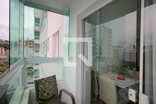 Varanda da Sala de apartamento para alugar com 2 quartos, 65m² em Buritis, Belo Horizonte