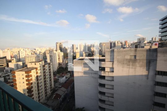 Vista da Varanda de apartamento à venda com 1 quarto, 25m² em Liberdade, São Paulo