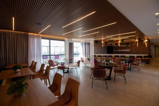 Área comum - Sky Bar de kitnet/studio à venda com 1 quarto, 30m² em Santo Amaro, São Paulo