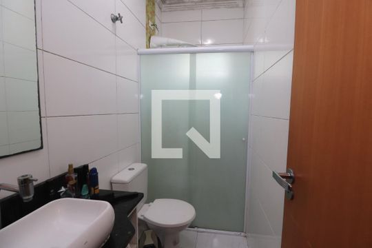 Banheiro da Suíte de casa à venda com 3 quartos, 140m² em Vila Carrao, São Paulo