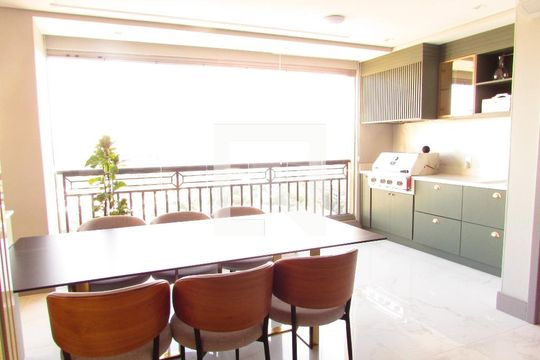 Área gourmet de apartamento à venda com 4 quartos, 252m² em Real Parque, São Paulo
