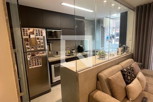 Cozinha de apartamento para alugar com 2 quartos, 82m² em Serra do Curral Del Rey, Nova Lima