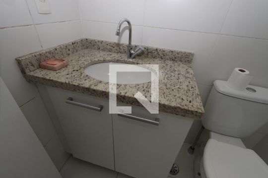 Banheiro da Suíte de apartamento à venda com 1 quarto, 45m² em Centro Histórico de São Paulo, São Paulo