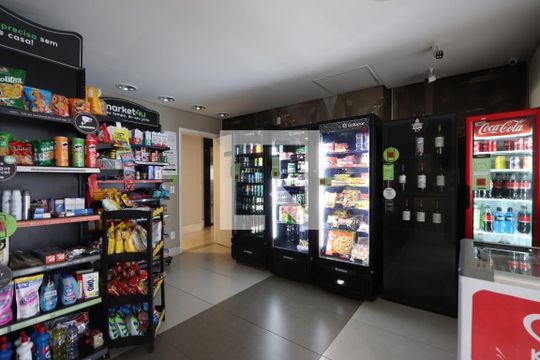 Área comum - Mercado de apartamento à venda com 1 quarto, 45m² em Centro Histórico de São Paulo, São Paulo