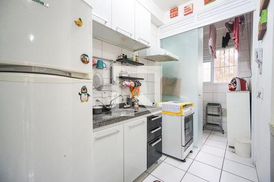 Cozinha de apartamento à venda com 2 quartos, 50m² em Jardim América da Penha, São Paulo