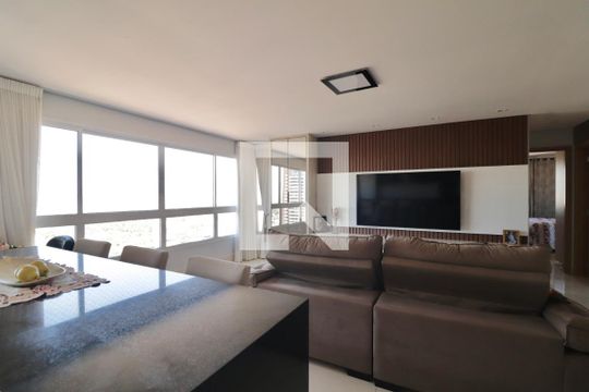 Sala de apartamento para alugar com 3 quartos, 105m² em Setor Leste Universitário, Goiânia