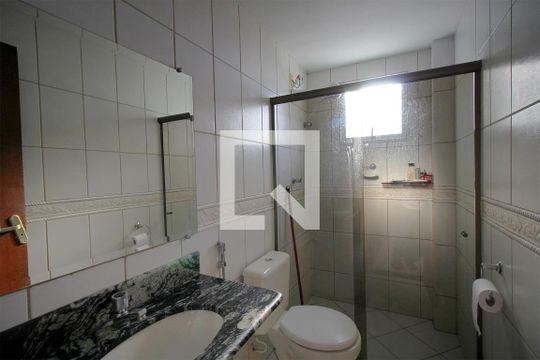 Banheiro da Suíte de apartamento à venda com 4 quartos, 150m² em Ipiranga, Belo Horizonte