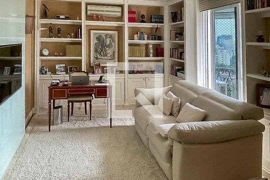 Home Office de apartamento à venda com 3 quartos, 329m² em Santo Amaro, São Paulo